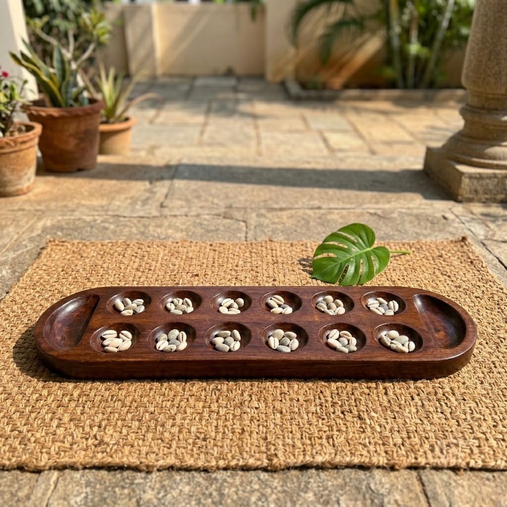Dark Brown Special Wooden pallanguli Big premium - Without Choli
