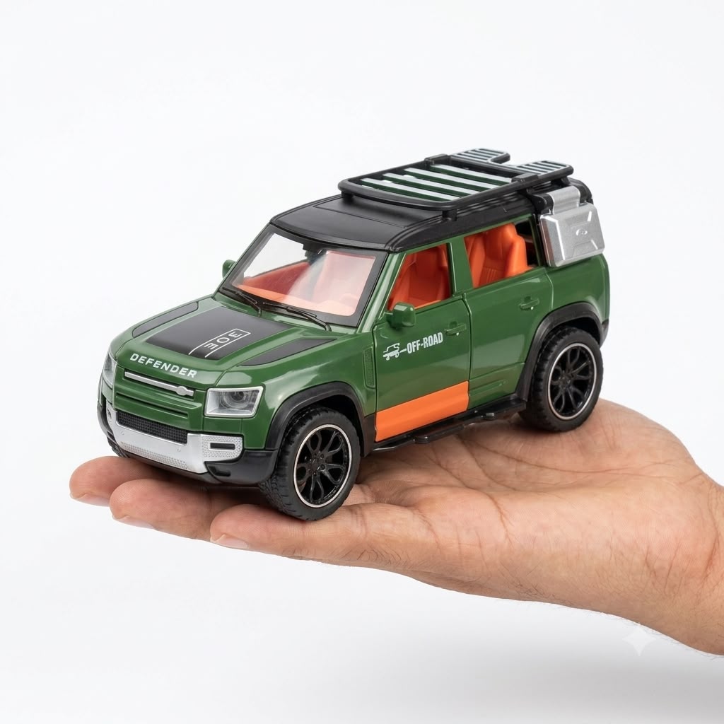 Defender SUV Style Mini Police Jeep | Friction Powered -Any 1