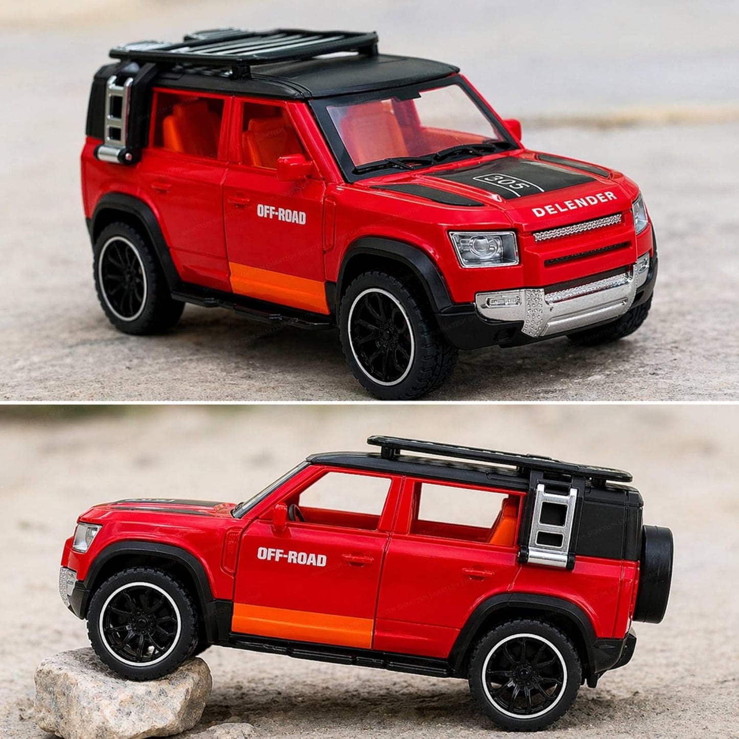 Defender SUV Style Mini Police Jeep | Friction Powered -Any 1