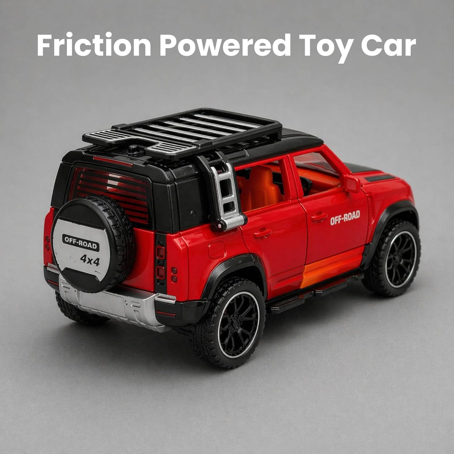 Defender SUV Style Mini Police Jeep | Friction Powered -Any 1