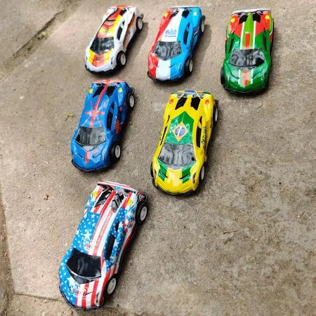 Die Cast Friction Car - Pack of 4 pieces