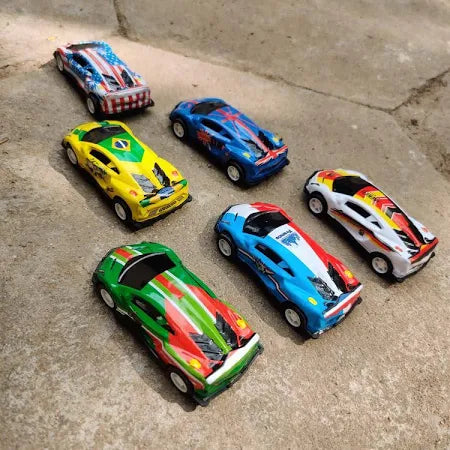 Die Cast Friction Car - Pack of 4 pieces
