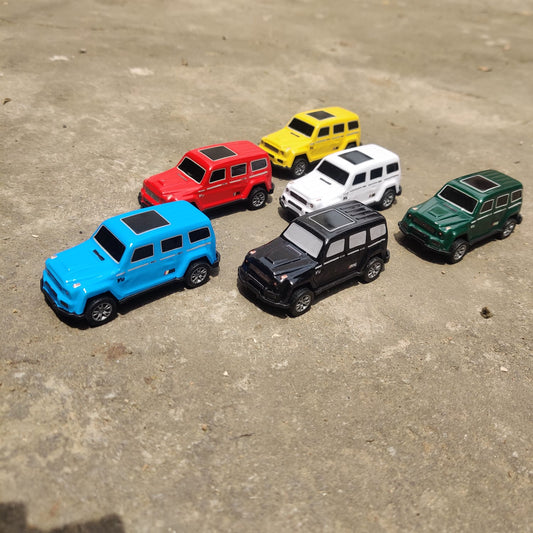 Metal Die Cast Friction Car jeep - Pack of 4