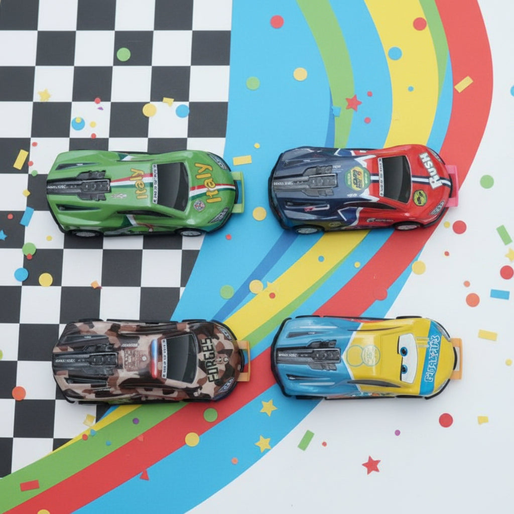 360° Flip Racer Toy Car | Crash, Flip & Land Stunt Toy | Pull Back Action Racing Vehicle | Car Race Game for Kids