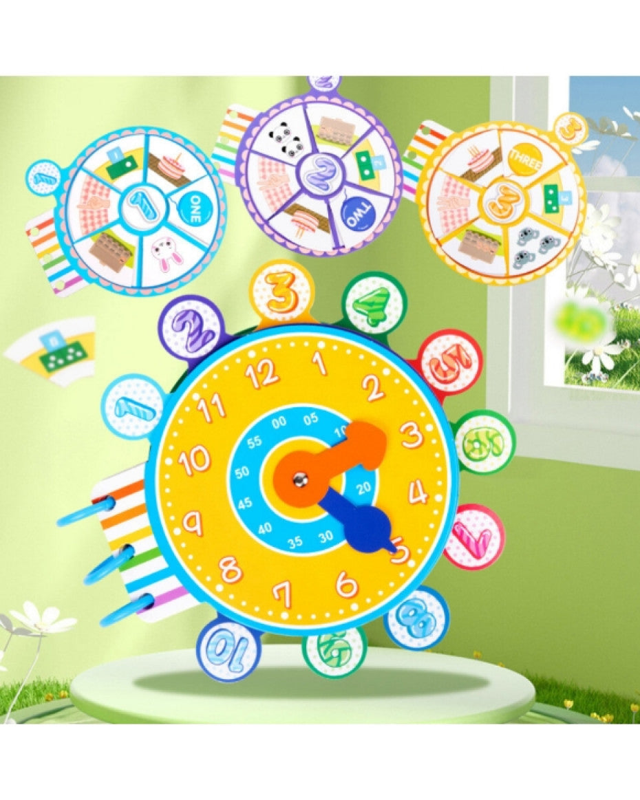 Digital Clock Quiet Book quiz