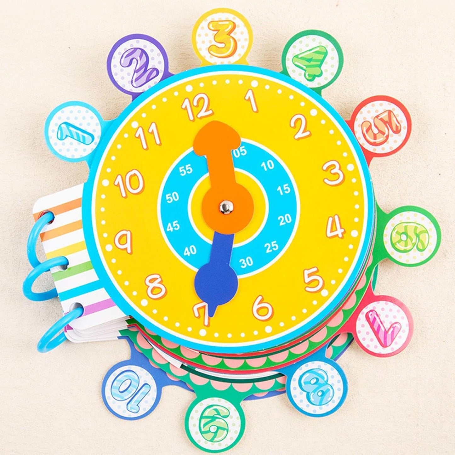 Digital Clock Quiet Book quiz