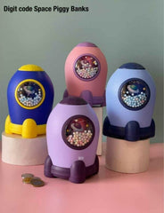 Digital Code Space Theme Piggy Bank Any 1