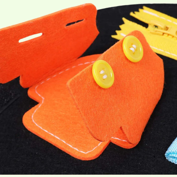 Dino Busy Board for Toddlers, Educational Toy for Boys Girls