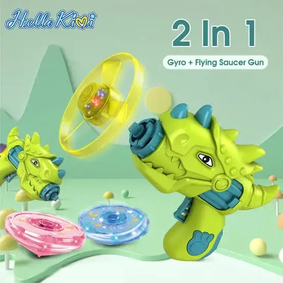 Dino Gyro UFO Gun - 2 pieces Gun Combo
