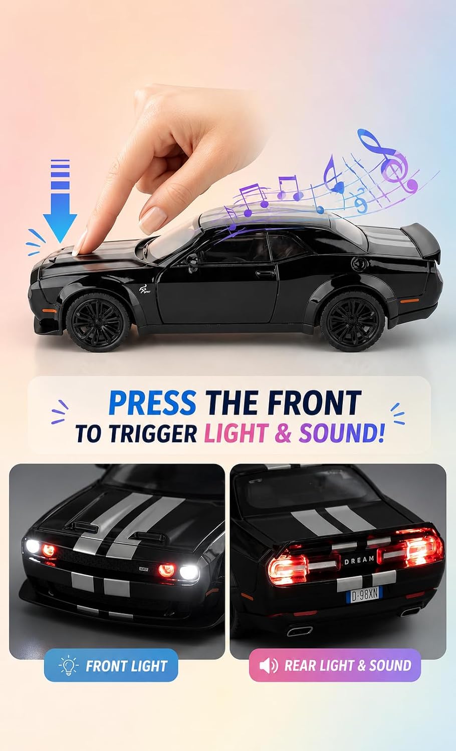 Dodge Challenger SRT Hellcat Die-Cast Toy Car