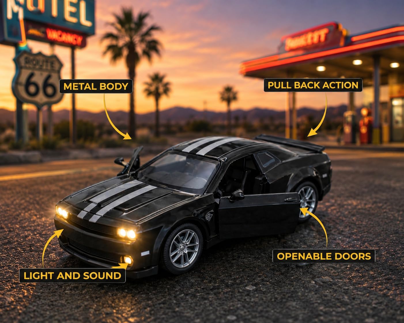 Dodge Challenger SRT Hellcat Die-Cast Toy Car