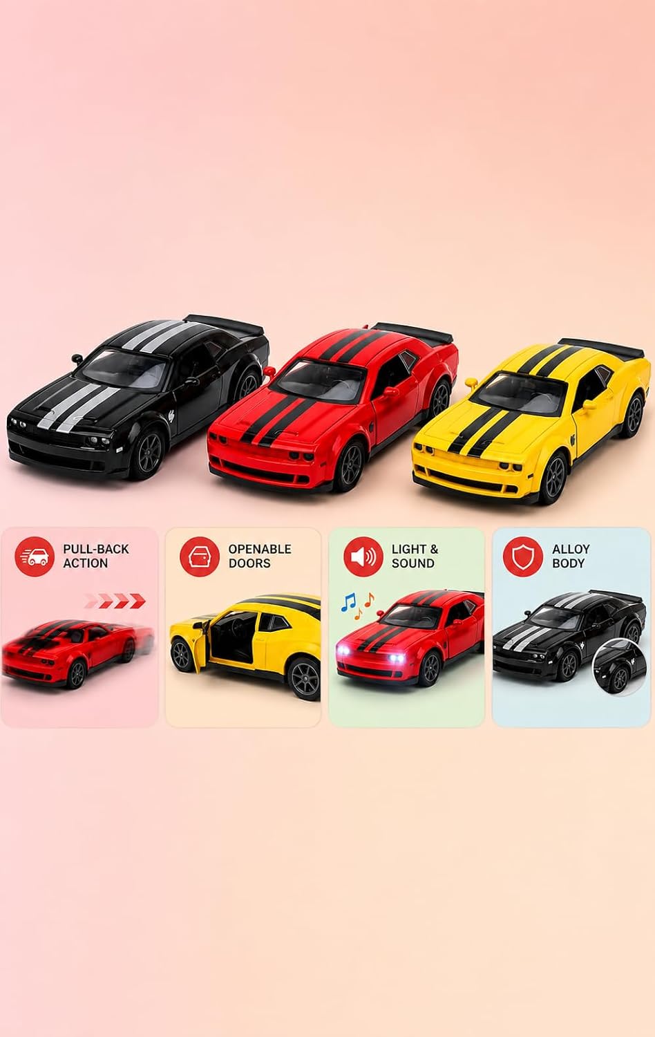 Dodge Challenger SRT Hellcat Die-Cast Toy Car