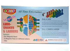 Dolly Magnetic Ludo ,Snakes and ladders Game Big