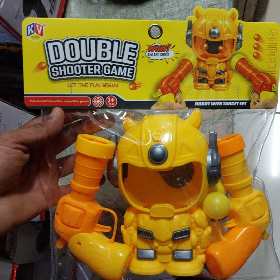 Double Shooter Game with 2 Guns and Balls