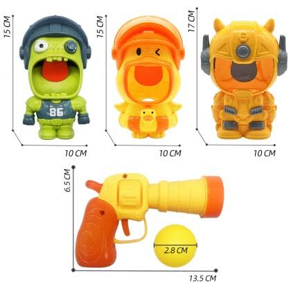 Double Shooter Game with 2 Guns and Balls