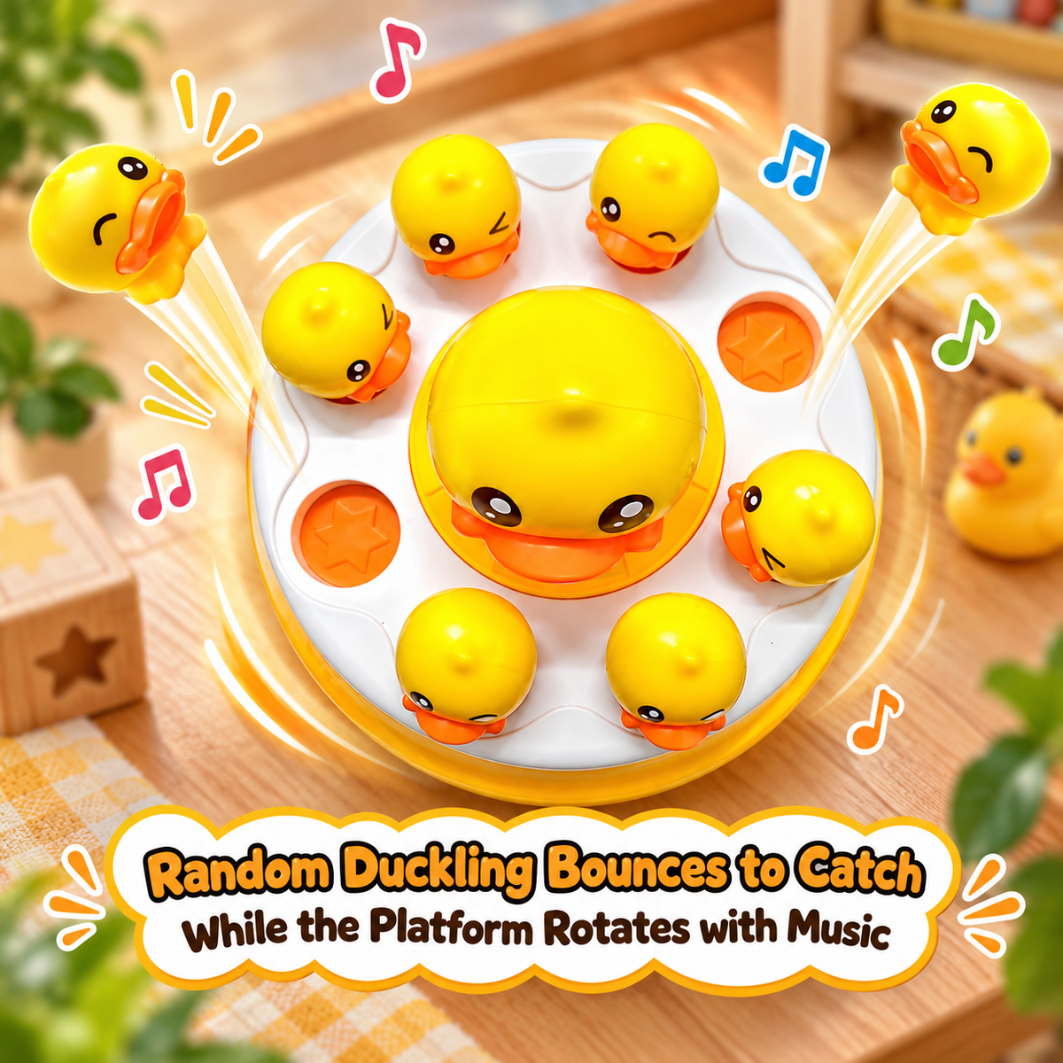 Duck Rotating Bounce Game for Kids