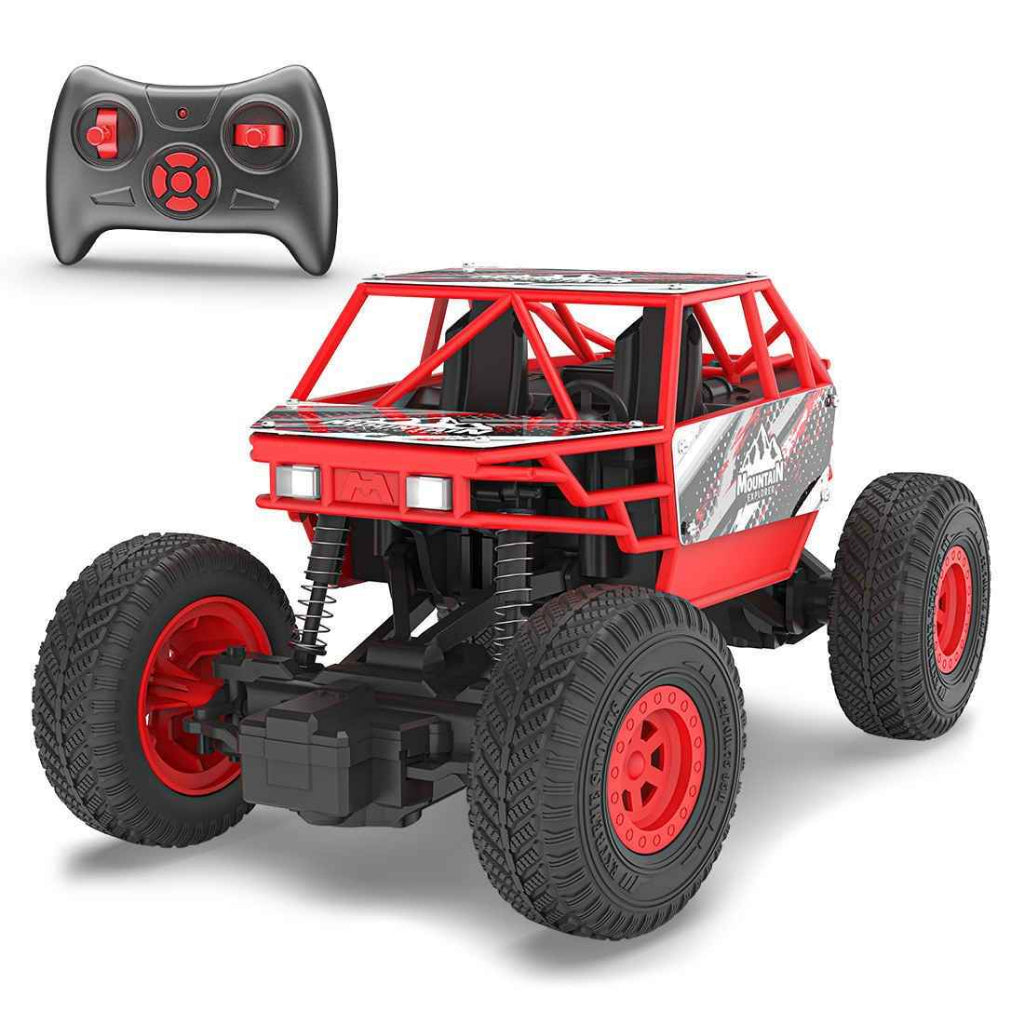 Duster 2WD Rock Crawler 4x4 | Rechargeable Offroad Monster Truck | High Speed ATV RC Car with Nitro Boost | Remote Control Car Toys for Kids | Made in India (2 Wheel Drive )