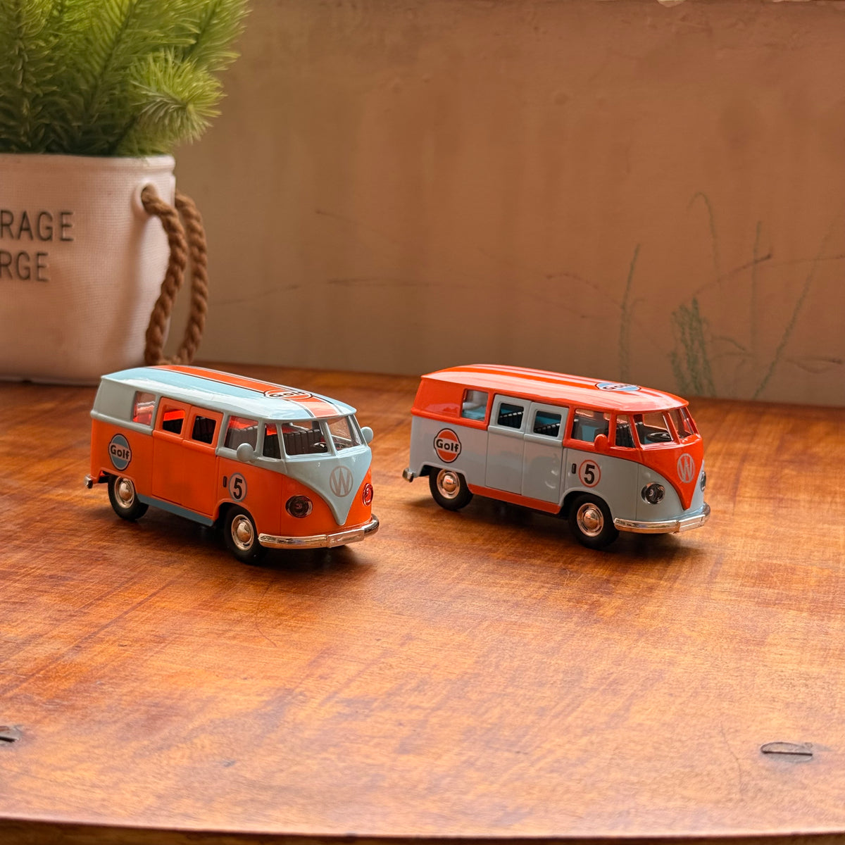Metal Gulf Bus Diecast Models for Volkswagen-Any 1