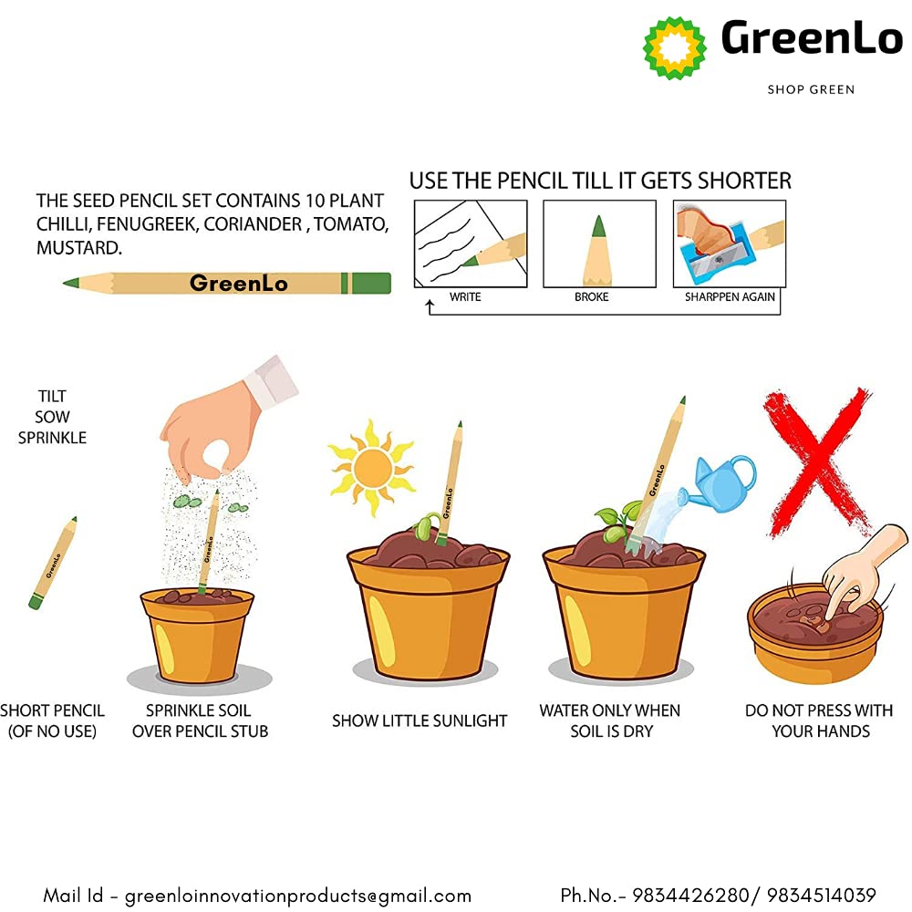 Ecofriendly Plantable Recycled Paper Seed Pen - Seed Pen