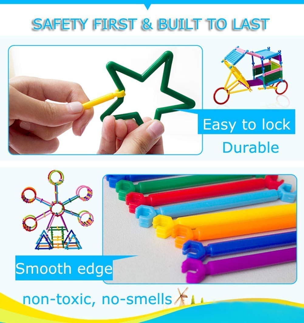 Educational Building Blocks Creative Smart Stick Block for Different Shape