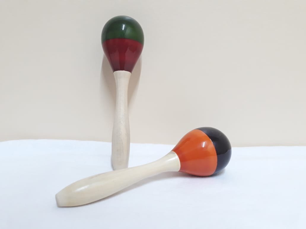 Wooden Egg Shaker Rattle-Any 1
