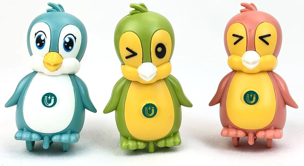 Electric Magnetic Adsorption Link Penguin Family Interaction Toy Sound and Dancing Interactive Kids Birthday Gift Little Kids for Boys Gi