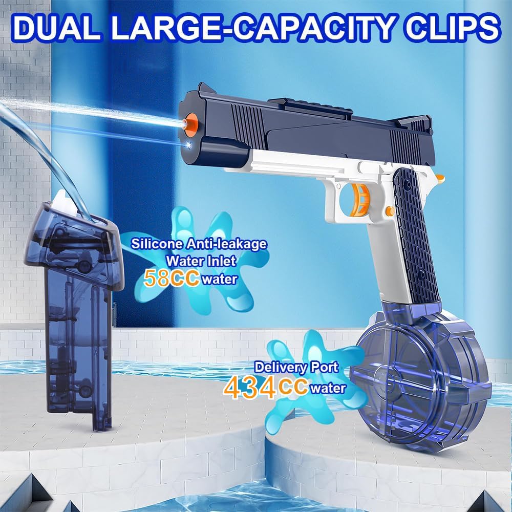 Electric Water Gun Toy Rechargeable | High Pressure Mechanism -Random Color