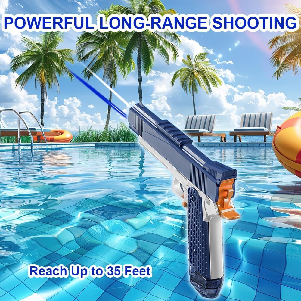 Electric Water Gun Toy Rechargeable | High Pressure Mechanism -Random Color