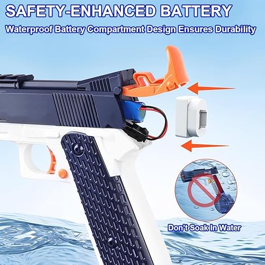 Electric Water Gun Toy Rechargeable | High Pressure Mechanism -Random Color