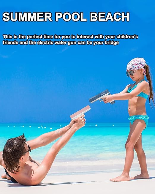 Electric Water Gun Toy Rechargeable | High Pressure Mechanism -Random Color