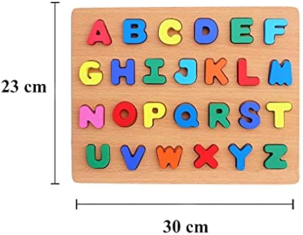 English Capital ABCD 3D board