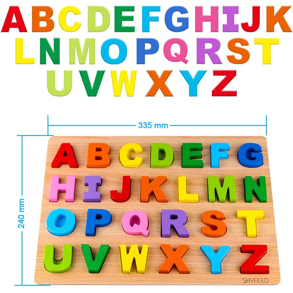English Capital ABCD 3D board