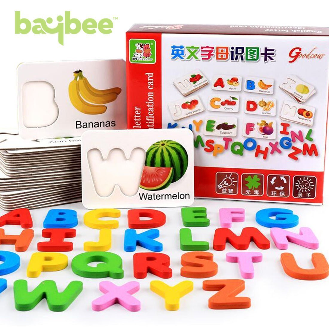 English Letter Identification Card