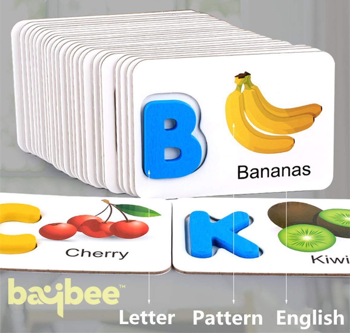English Letter Identification Card