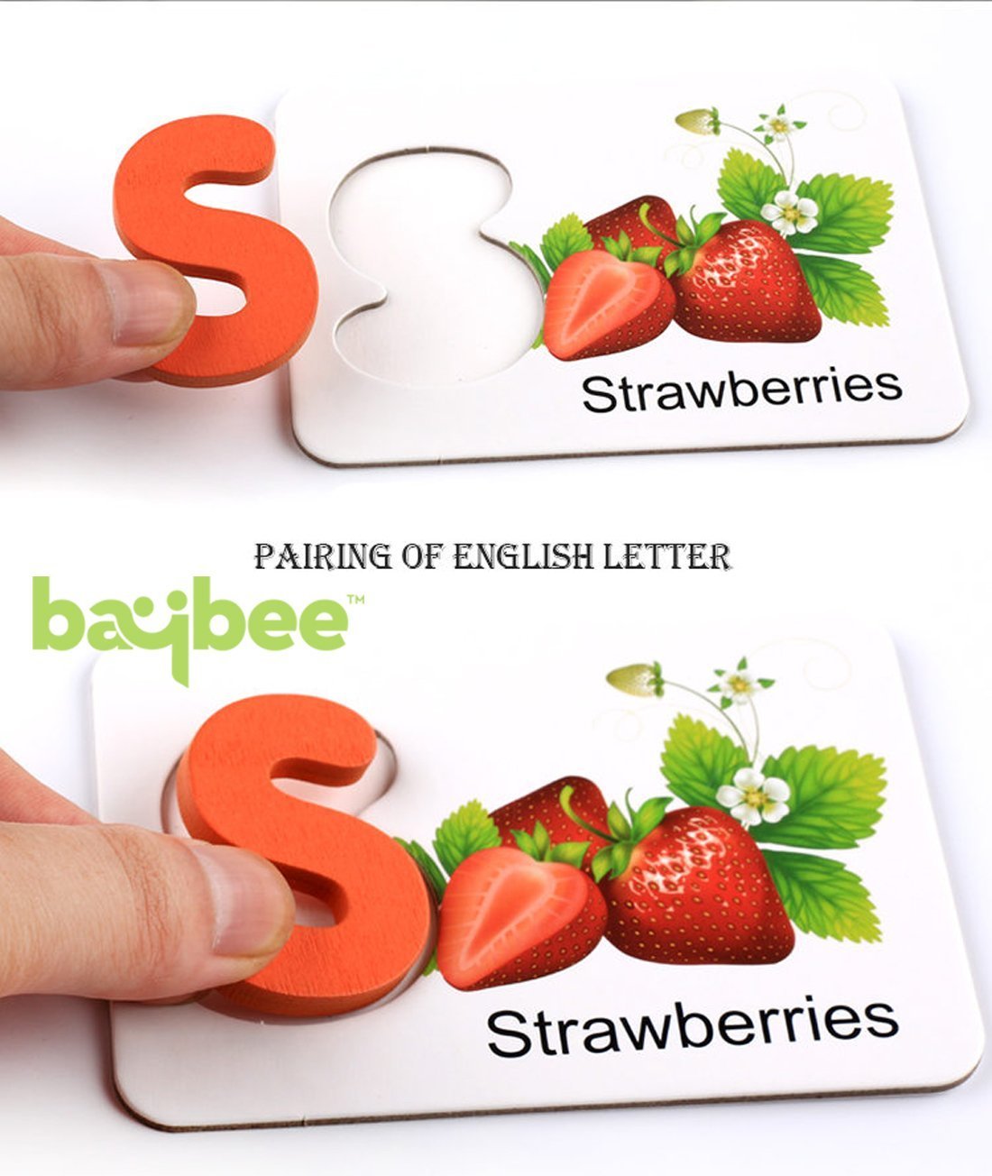 English Letter Identification Card