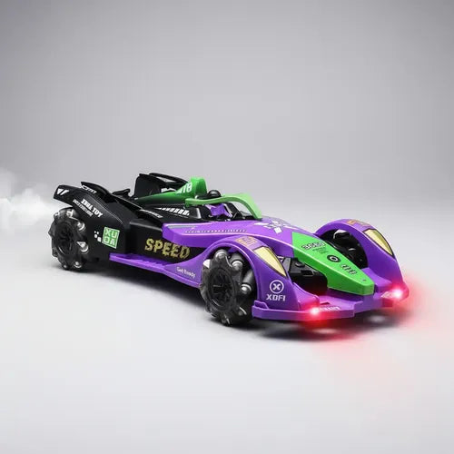 F1 Remote Control Vehicle with Light, Music & Spray Effect | Hand Gesture Control, Rechargeable Superhero RC Car