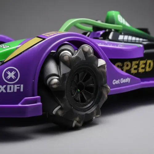 F1 Remote Control Vehicle with Light, Music & Spray Effect | Hand Gesture Control, Rechargeable Superhero RC Car
