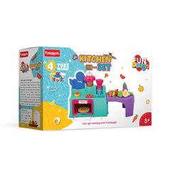 FUN DOUGH Clay - Kitchen Set, Cutting and Moulding Playset