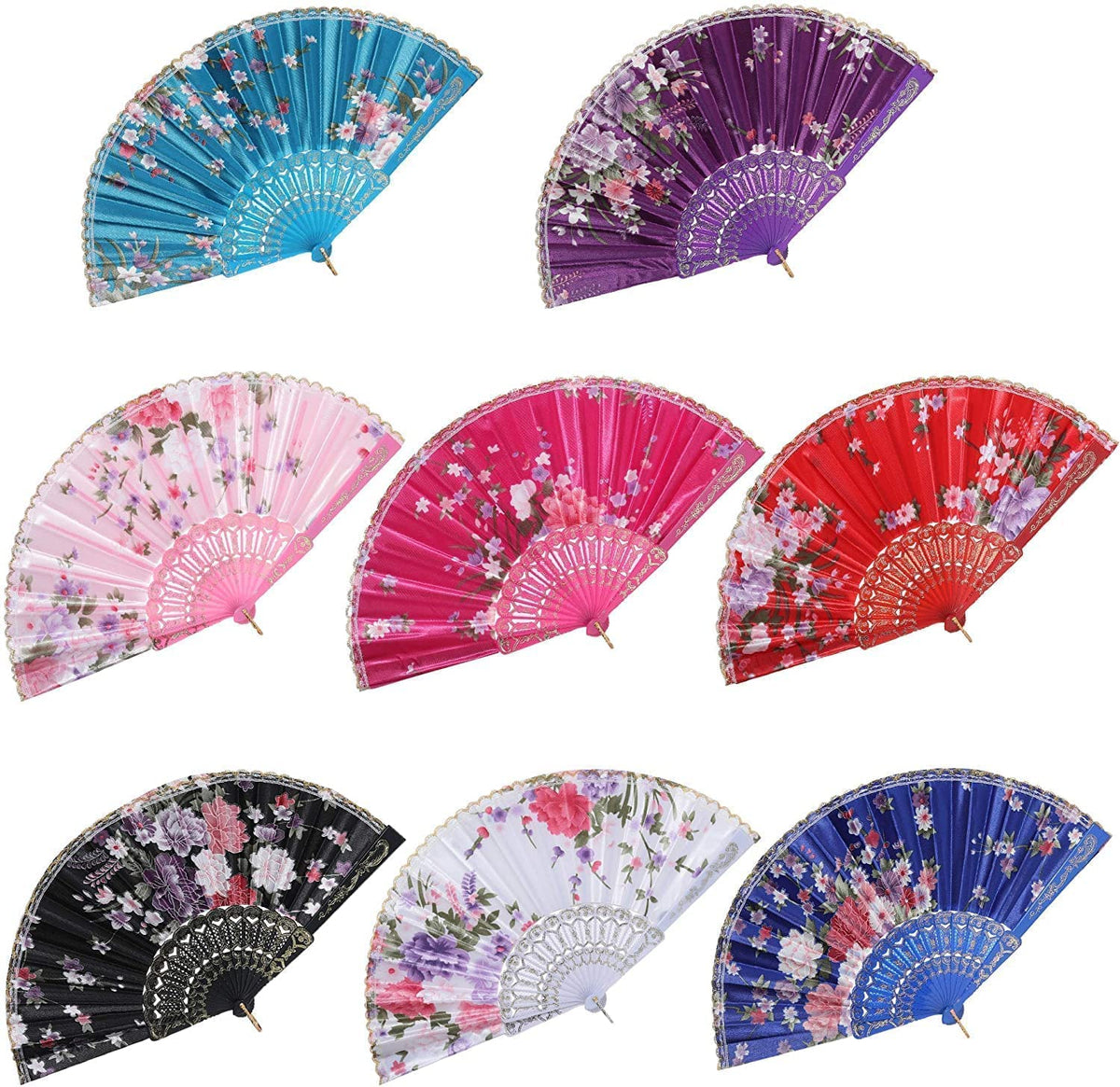 Fabric Hand fan Folding Type - Any 1