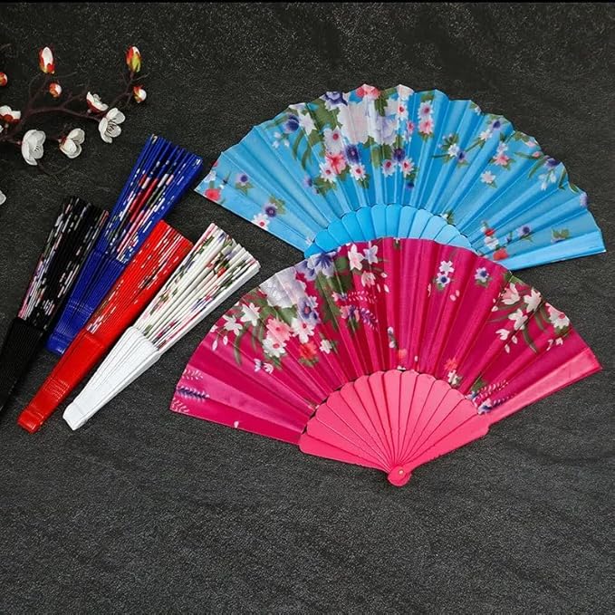 Fabric Hand fan Folding Type - Any 1