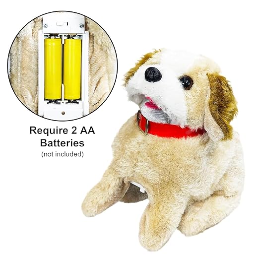 Fantastic Puppy Jumping, Walking and Barking Dog Soft Toy Fantastic Puppy Battery Operated Back Flip Jumping Dog Jump Run Toy Kids