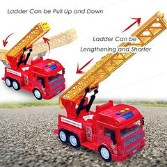 Fireman Fire Ladder Rescue Truck Toy Truck - Big  Size