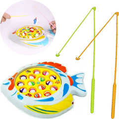 Fish-Shaped Magnetic Fishing Game -color may vary