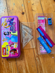 10 Pieces Flair Creative - Disney Princess Kit Pencil Box Combo