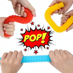 Flexible Plastic Color Telescopic Tube Pop Tube Stretch Tube -1 Random Color