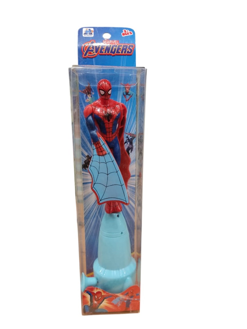 Superhero Spiderman flying toy for children’s fun and learning