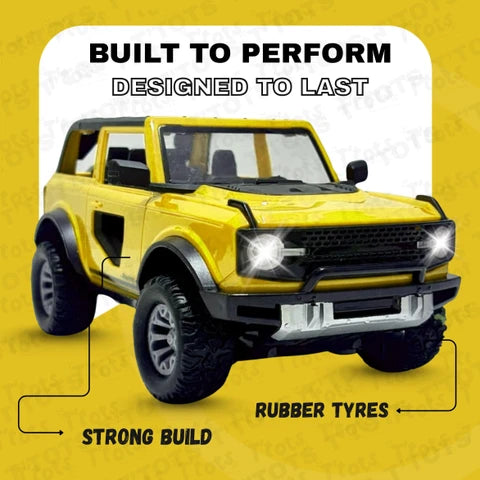 Ford Bronco Trucks Remote Control Car Toy - Rechargeable Battery