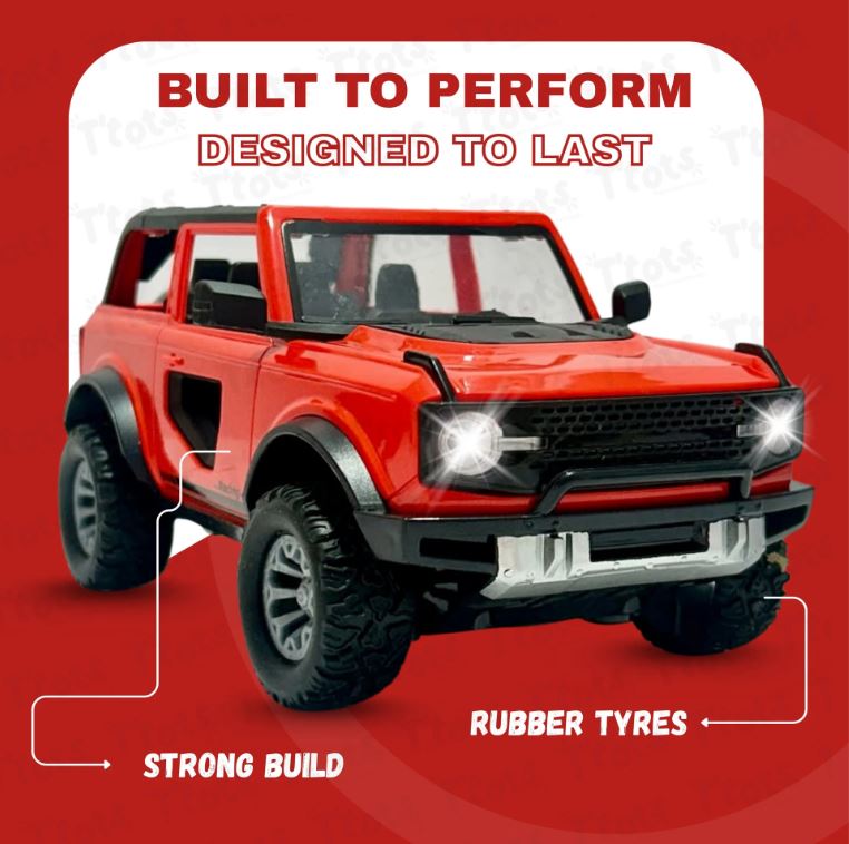Ford Bronco Trucks Remote Control Car Toy - Rechargeable Battery