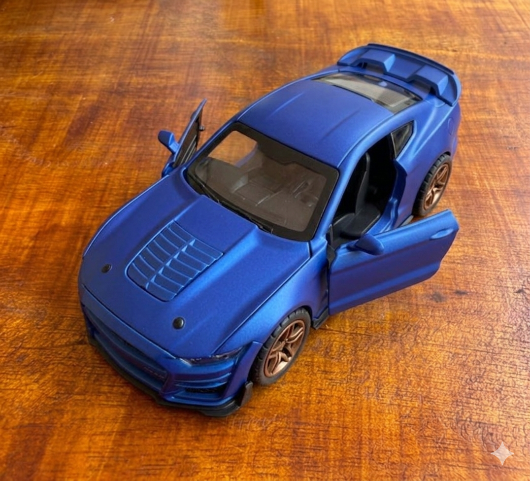 Ford Mustang Shelby GT500 Diecast Car- Blue