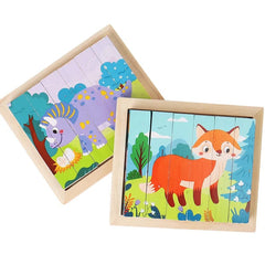 Four Side Rectangle Puzzle 4 in 1
